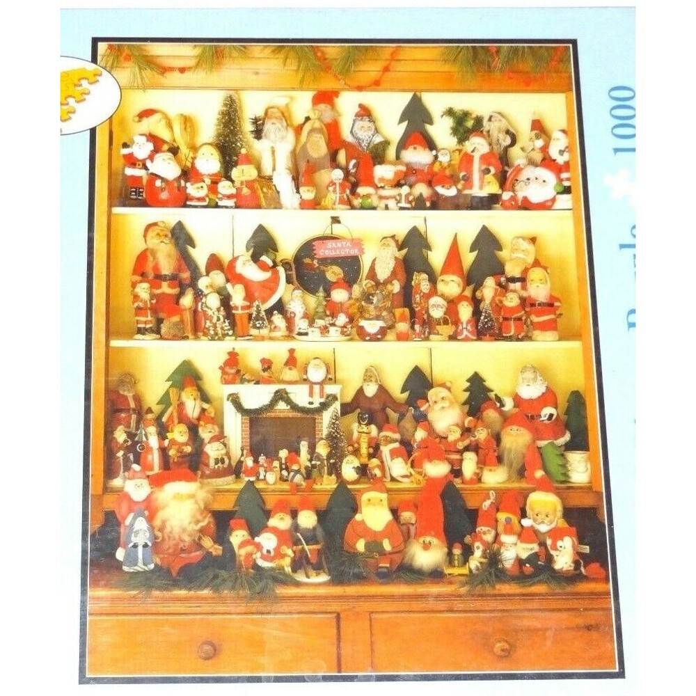 NEW Santa Collector Puzzle Studio Bits And Pieces 1000 Lynn Jameson 2003 USA - Picture 2 of 7
